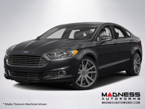 Ford Fusion Custom Wheels by Fondmetal - STC-10 - Matte Black Machined